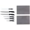 Alpina kés & élező & vágódeszka 8 részes szett, rozsdamentes acél
