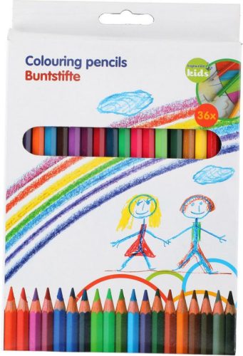 Topwrite-Kids 36 darabos színes ceruza készlet fából