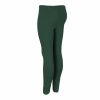 Jersey női pamut leggings - sötétzöld