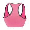 Active seamless varrás nélküli női top sportmelltartó - pink