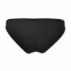 Beach varrás nélküli fenekű brazil bikini alsó - fekete