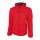Sport steppelt női könnyű tokba hajtható kapucnis dzseki - piros