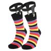 Socks állítható 2 kapcsos férfi zoknitartó - fekete