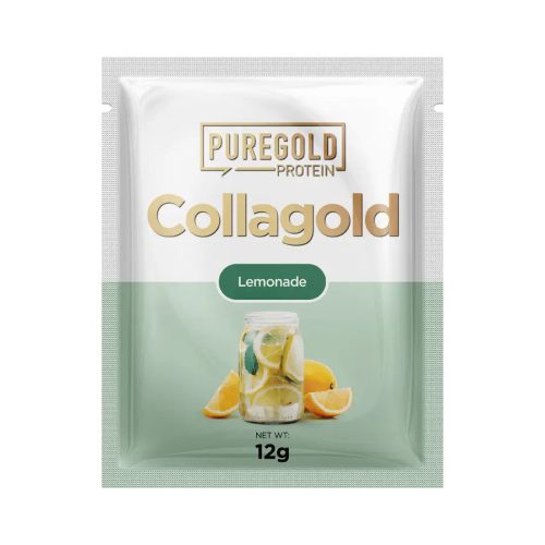 CollaGold Marha és Hal kollagén italpor hialuronsavval - Lemonade - 12g - PureGold