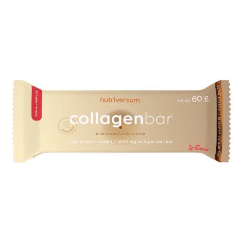 Collagen Bar 60 g - rumos csokoládé - Nutriversum